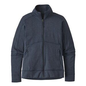 Patagonia W's Seabrook Lightweight Knit Jacket - Navy Blue Heather - Large